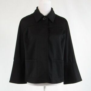 Black MAGASCHONI COLLECTION 3/4 sleeve jacket 10